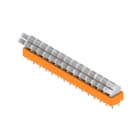 WEIDMULLER - Morsetto per circuito stampato, 320 V, 24 A, Passo in mm: 5.00, Numero di poli: 15, Collegamento a spina piatta, Collegamento a saldare THT, 135°, Box