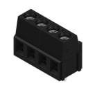 WEIDMULLER - Morsetto per circuito stampato, 320 V, 17.5 A, Passo in mm: 5.08, 2.5 mm², Numero di poli: 4, Collegamento a vite, Collegamento a saldare THT, 90°, Bo