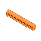 WEIDMULLER - Morsetto per circuito stampato, 320 V, 17.5 A, Passo in mm: 5.08, 2.5 mm², Numero di poli: 18, Collegamento a vite, Collegamento a saldare THT, 135°,