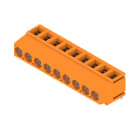 WEIDMULLER - Morsetto per circuito stampato, 320 V, 17.5 A, Passo in mm: 5.08, 2.5 mm², Numero di poli: 9, Collegamento a vite, Collegamento a saldare THT, 180°, B