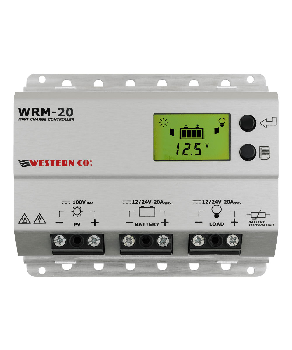 WESTERN CO - WRM20 REG. DI CARICA DA 20A MPPT 015070