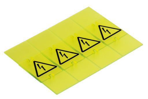 WIELAND ELECTRIC - WARNING COVERAD VB  6/4 YELLOW
