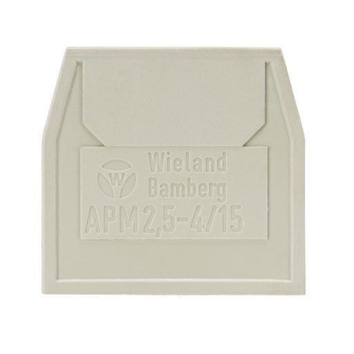 WIELAND ELECTRIC - END PLATEAPM 2,5 - 4 / 15 BLUE