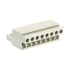 WIELAND ELECTRIC - CONNETTORE PCB 8213 B / 8 TOP