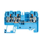 WIELAND ELECTRIC - PUSH-IN TERMINAL BLOCK WTP 2,5/4 D1/2 BL