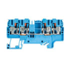 WIELAND ELECTRIC - PUSH-IN TERMINAL BLOCK WTP 2,5/4 D2/2 BL