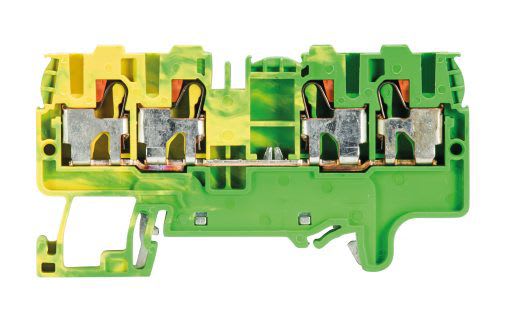 WIELAND ELECTRIC - PUSH-IN TERMINAL BLOCK WTP 2,5/4 D2/2/PE