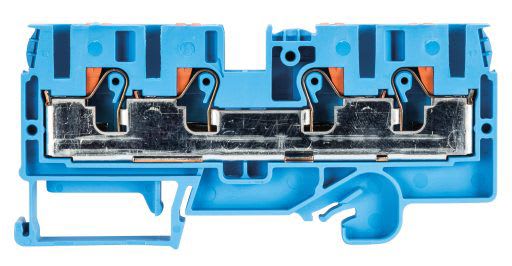 WIELAND ELECTRIC - PUSH-IN TERMINAL BLOCK WTP 6/10 D2/2 BLU