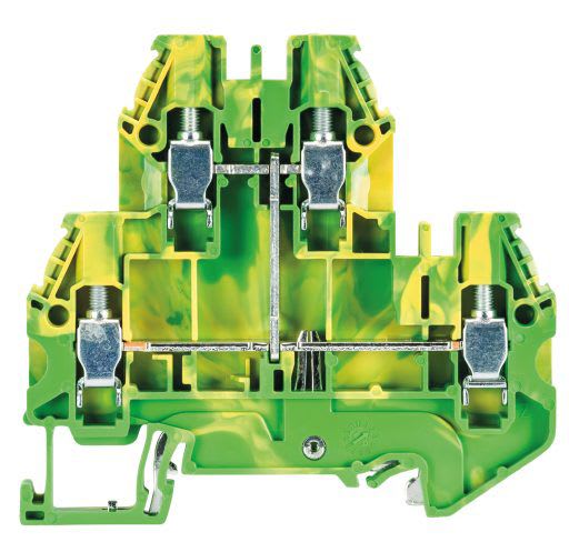 WIELAND ELECTRIC - EARTH DOUBLE DECK TERMINAL WT 4 E PE 58.504.9255.0