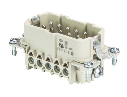 WIELAND ELECTRIC - MALE INSERTBAS STS    10 2,5 50 AU