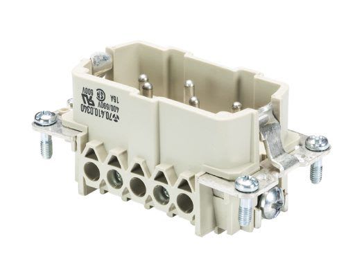 WIELAND ELECTRIC - MALE INSERTBAS STS     3 2,5 64