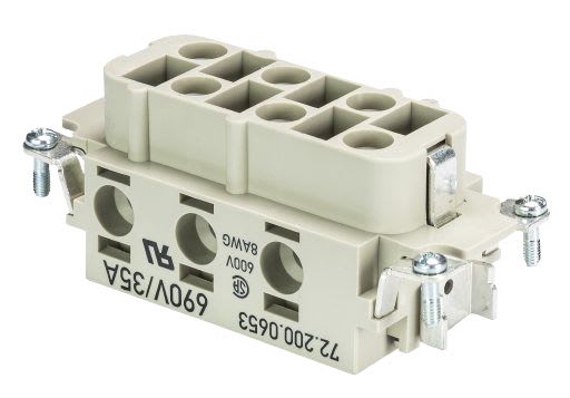 WIELAND ELECTRIC - FEMALE INSERTPOW BUS 6 6,0 69 AG