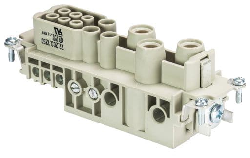 WIELAND ELECTRIC - INSERTO FEMMINA POW BUS 6/6 GC CA AG
