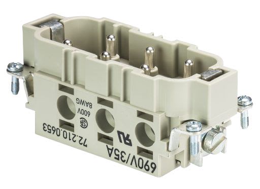 WIELAND ELECTRIC - MALE INSERTPOW STS 6 6,0 69 AG
