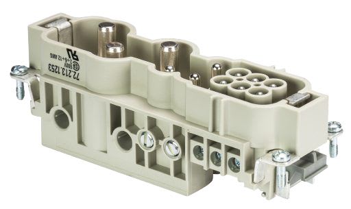 WIELAND ELECTRIC - MALE INSERTPOW STS 3/3/6 HEA CA AG