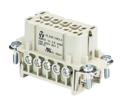 WIELAND ELECTRIC - FEMALE INSERTHD  BUS    10 2,5 25 AG