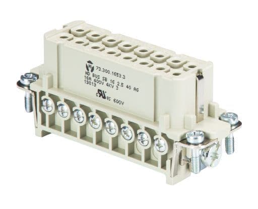 WIELAND ELECTRIC - INSERTO FEMMINA HD BUS SB 16 2,5 40 AG