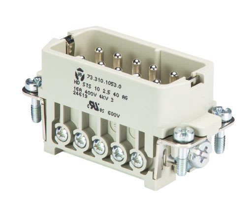 WIELAND ELECTRIC - MALE INSERTHD STS 10 2,5 25 AG