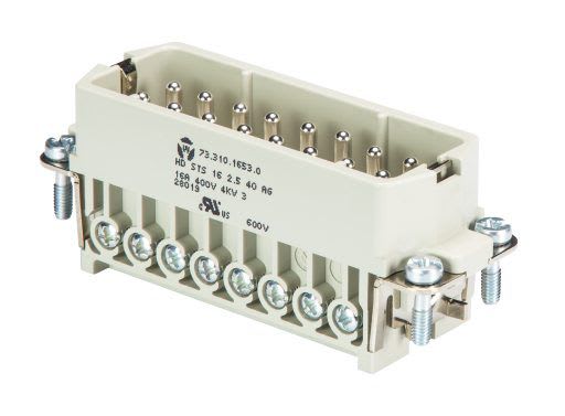 WIELAND ELECTRIC - MALE INSERTHD  STS SB 16 2,5 25 AG