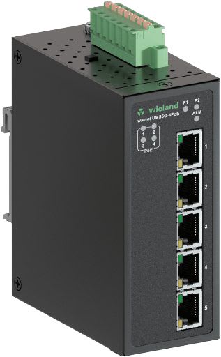 WIELAND ELECTRIC - IP SWITCHWIENET UMS 5G-4POE
