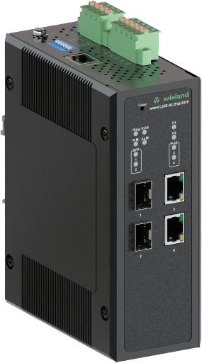 WIELAND ELECTRIC - IP SWITCHWIENET L2MS 4G-2POE-2SFP
