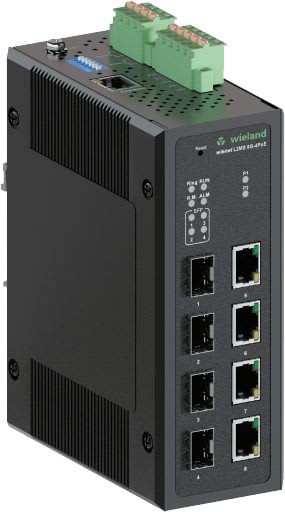 WIELAND ELECTRIC - IP SWITCHWIENET L2MS 8G-4SFP