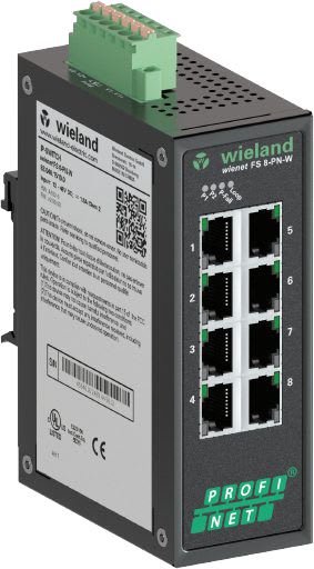 WIELAND ELECTRIC - IP SWITCH WIENET FS 8-PN-W