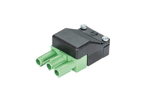 WIELAND ELECTRIC - MALE P & STRAIN-RELST18/3S C1 ZE GN RD