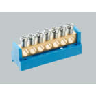 WOEHNER ELECTROTECHNICAL SYSTEMS - MORSETTO BLU, FISS. SU BARRA 12X2