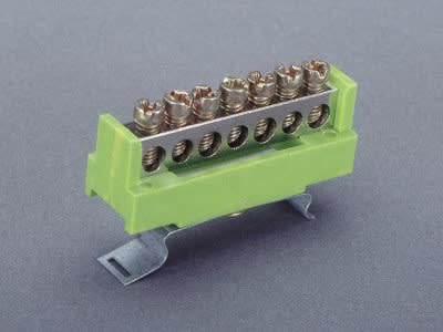 WOEHNER ELECTROTECHNICAL SYSTEMS - MORSETTO VERDE/GIALLO,FISS. A SCATTO 01258000