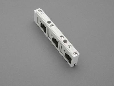 WOEHNER ELECTROTECHNICAL SYSTEMS - SUPPORTO BARRE UL,3POLI,SIS. 60MM