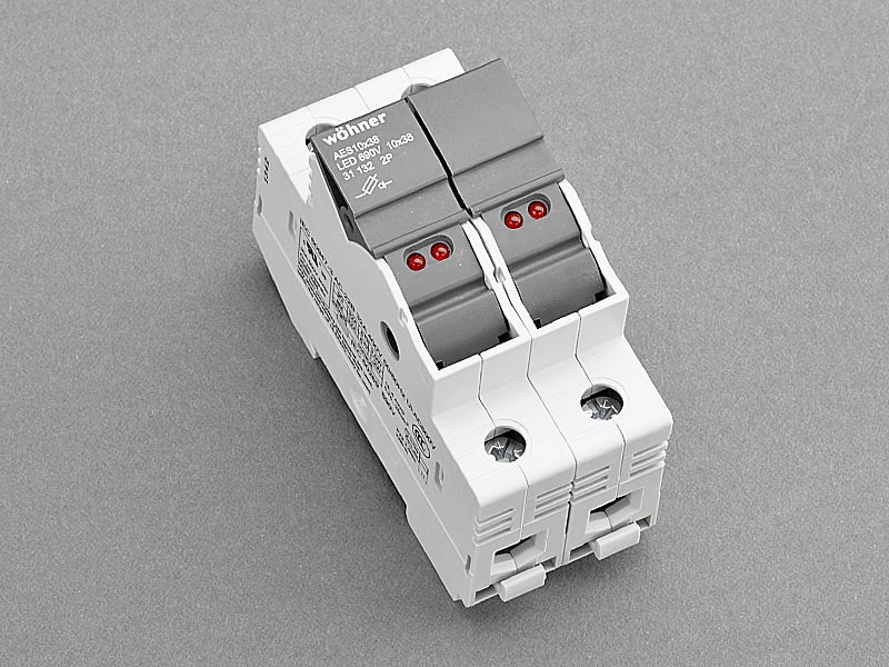 WOEHNER ELECTROTECHNICAL SYSTEMS - AMBUS X FUS. 10X38, 2P CON LED
