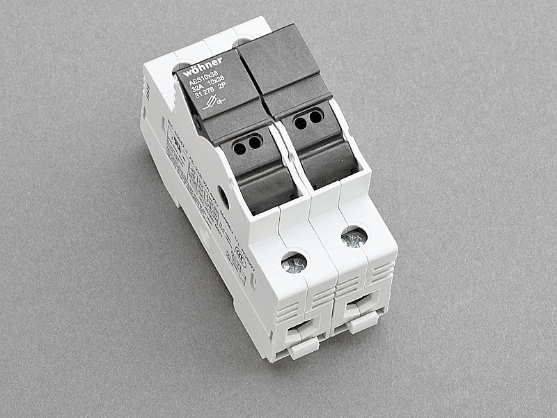 WOEHNER ELECTROTECHNICAL SYSTEMS - AMBUS X FUS. 10X38, 2P, EXTRARAPIDI