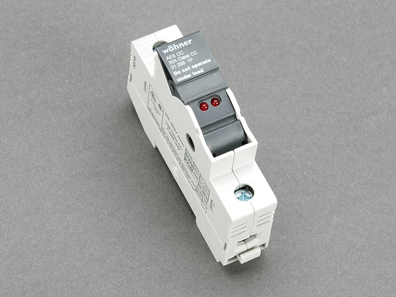 WOEHNER ELECTROTECHNICAL SYSTEMS - AMBUS X FUS. CLASS CC, 1P, 30A, CON LED