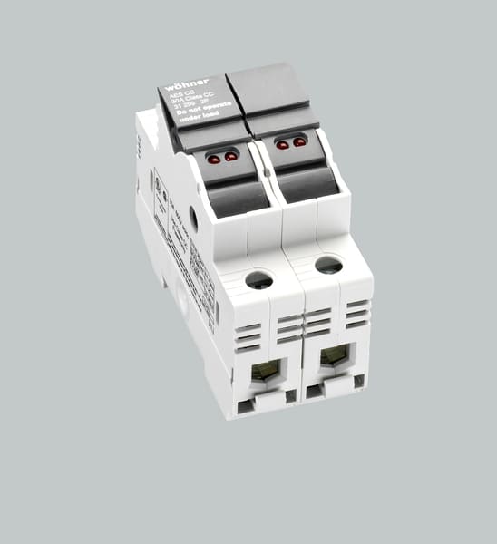 WOEHNER ELECTROTECHNICAL SYSTEMS - AMBUS X FUS. CLASS CC, 2P, 30A, CON LED