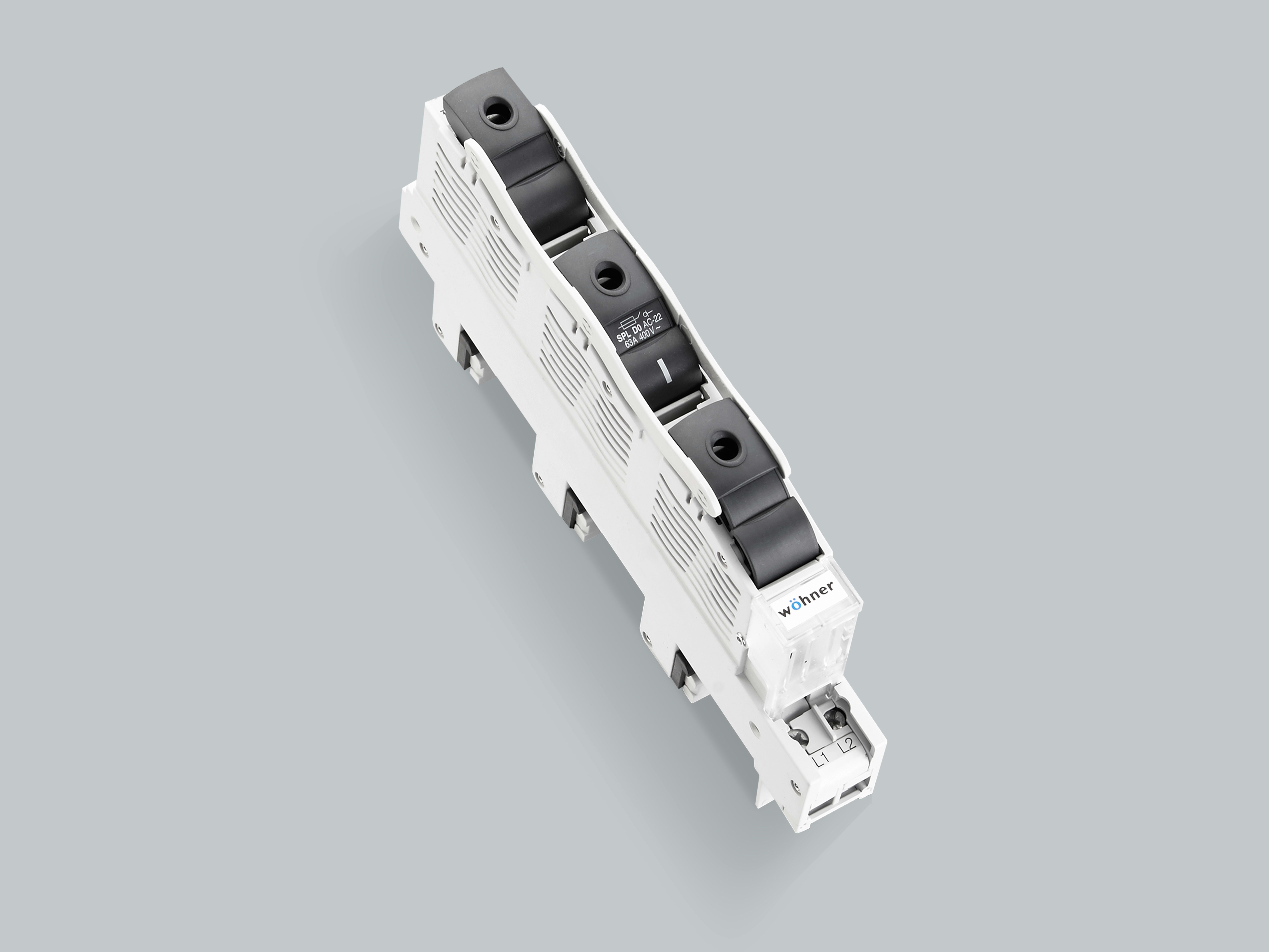 WOEHNER ELECTROTECHNICAL SYSTEMS - SPL, SEZIONATORE 3P X D0, CON LED, SIS 6