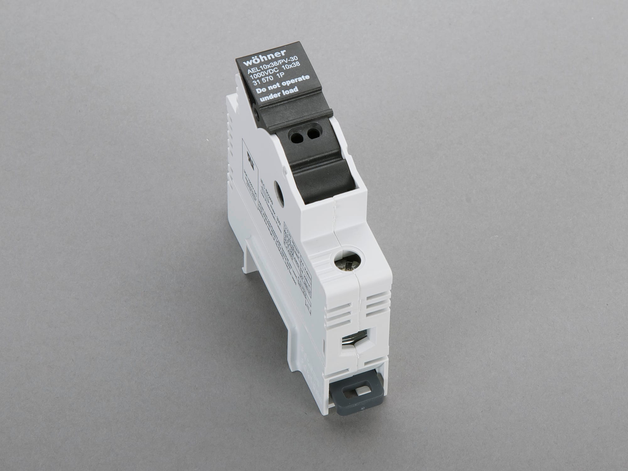 WOEHNER ELECTROTECHNICAL SYSTEMS - AEL, BASE SEZ.X FUS.10X38, 1P, X BARRE 3