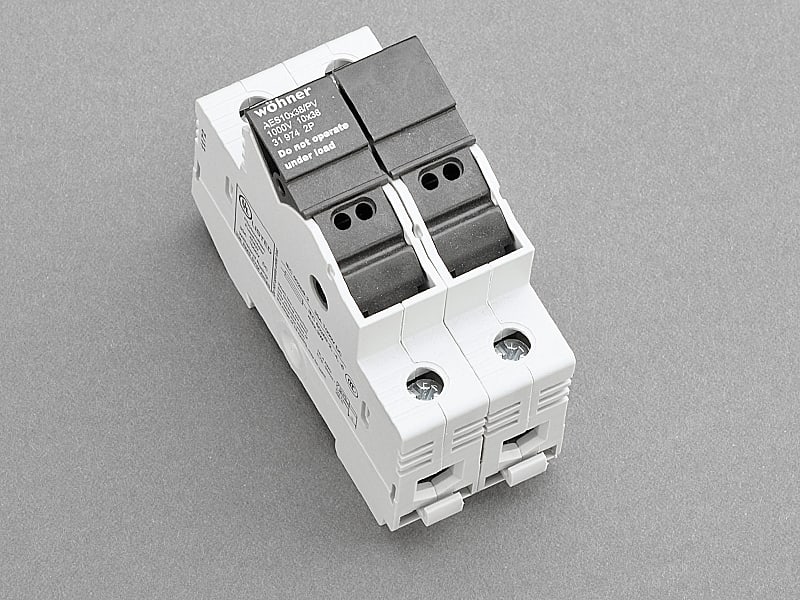 WOEHNER ELECTROTECHNICAL SYSTEMS - BASE SEZ. AES, 2P, 32A/1000V DC