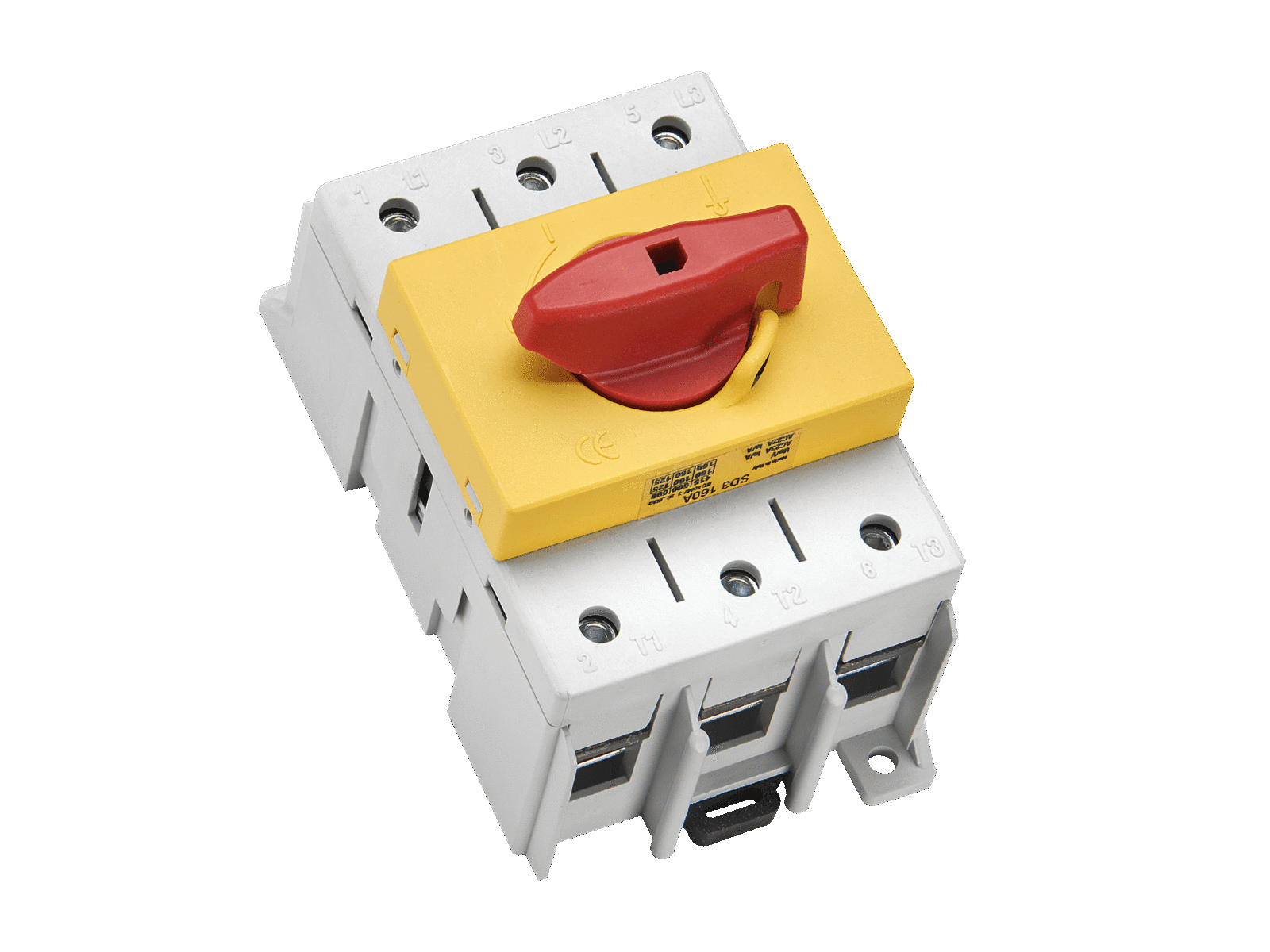 WOEHNER ELECTROTECHNICAL SYSTEMS - SEZIONATORE SD-3,125A, 3P, MANOVRA ROSSA