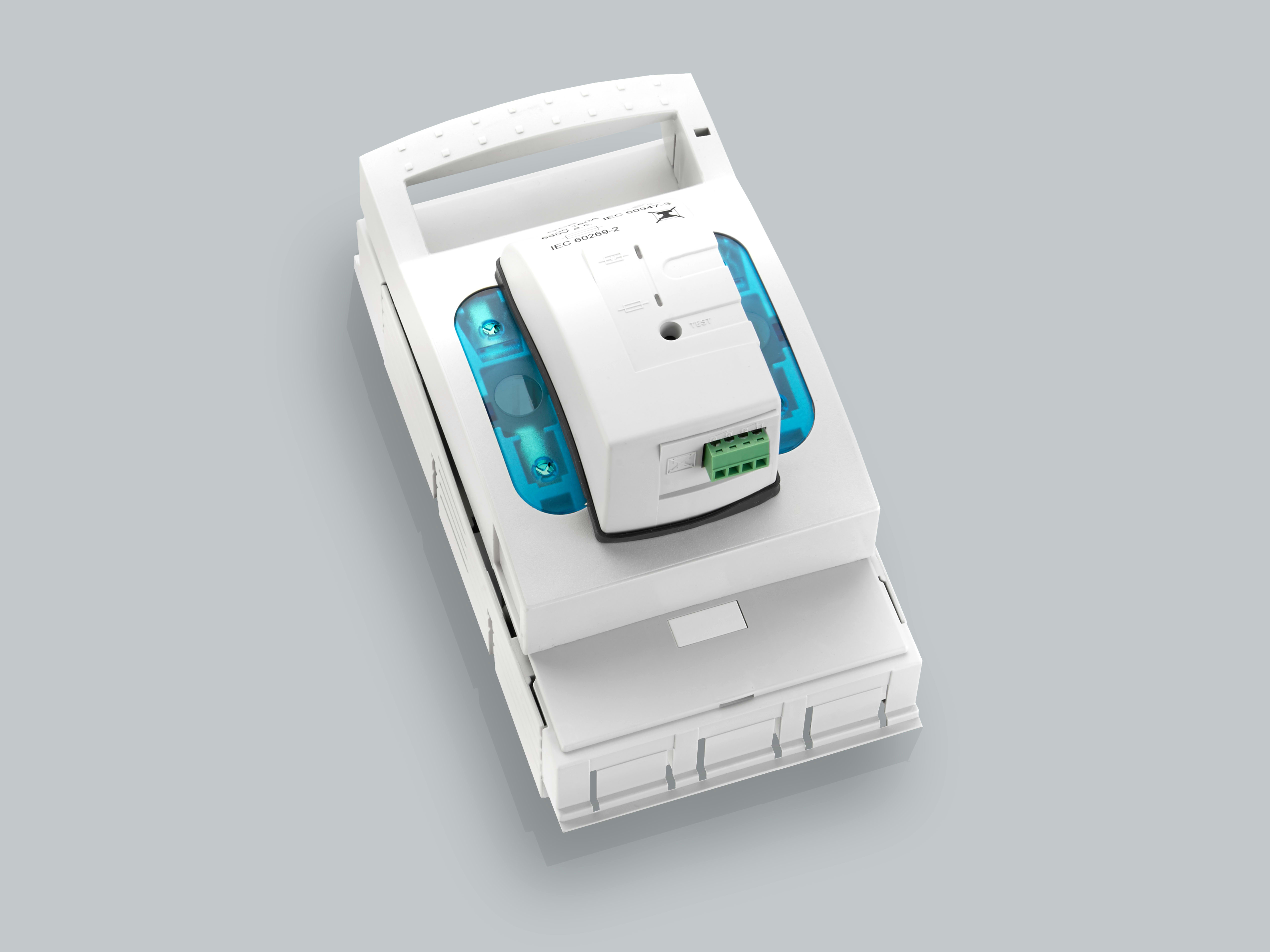 WOEHNER ELECTROTECHNICAL SYSTEMS - BASE SEZION. NH00 X PAN., CON MFE, BRIDA