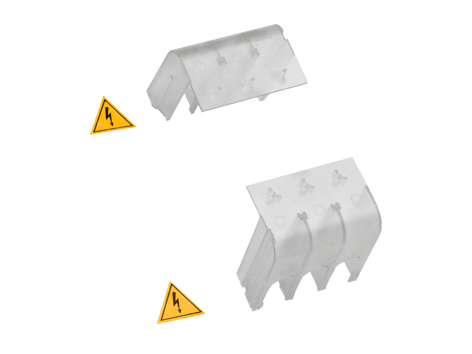 WOEHNER ELECTROTECHNICAL SYSTEMS - SET CALOTTE COPRITERMINALI 3P X CAPUS SD