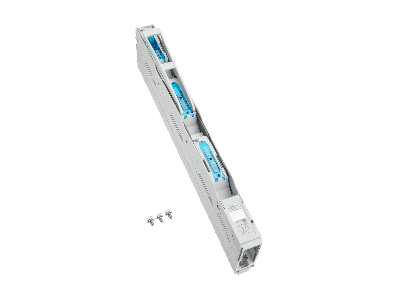 WOEHNER ELECTROTECHNICAL SYSTEMS - BASE SEZ. VERT. NH00, SIS.185, SEZ.3P, X