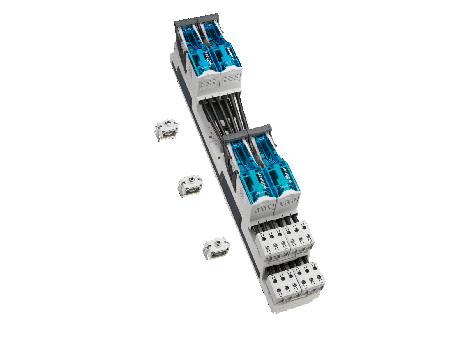 WOEHNER ELECTROTECHNICAL SYSTEMS - QUADRON 185POWER, 4X NH000/63A, C. AGGAN