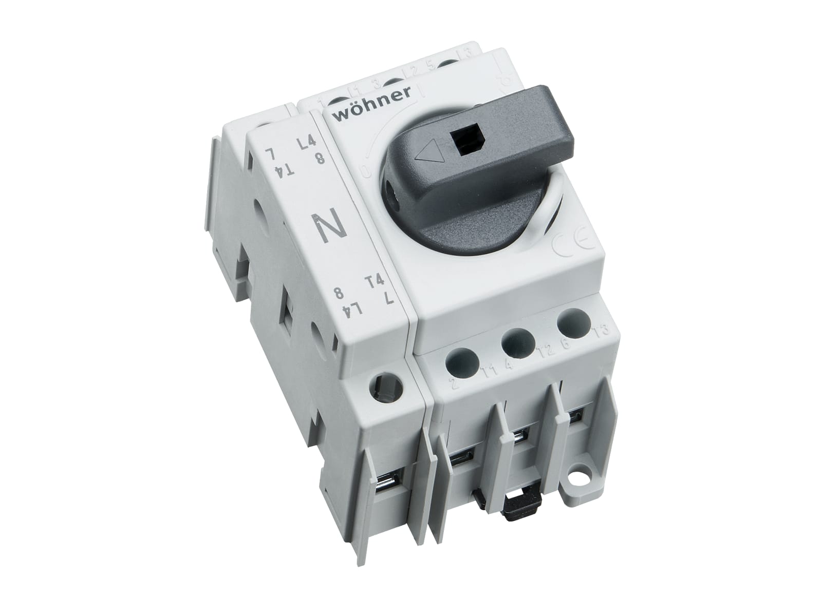 WOEHNER ELECTROTECHNICAL SYSTEMS - SEZIONATORE SD-1,63A, 3P+N, MANOVRA NERA