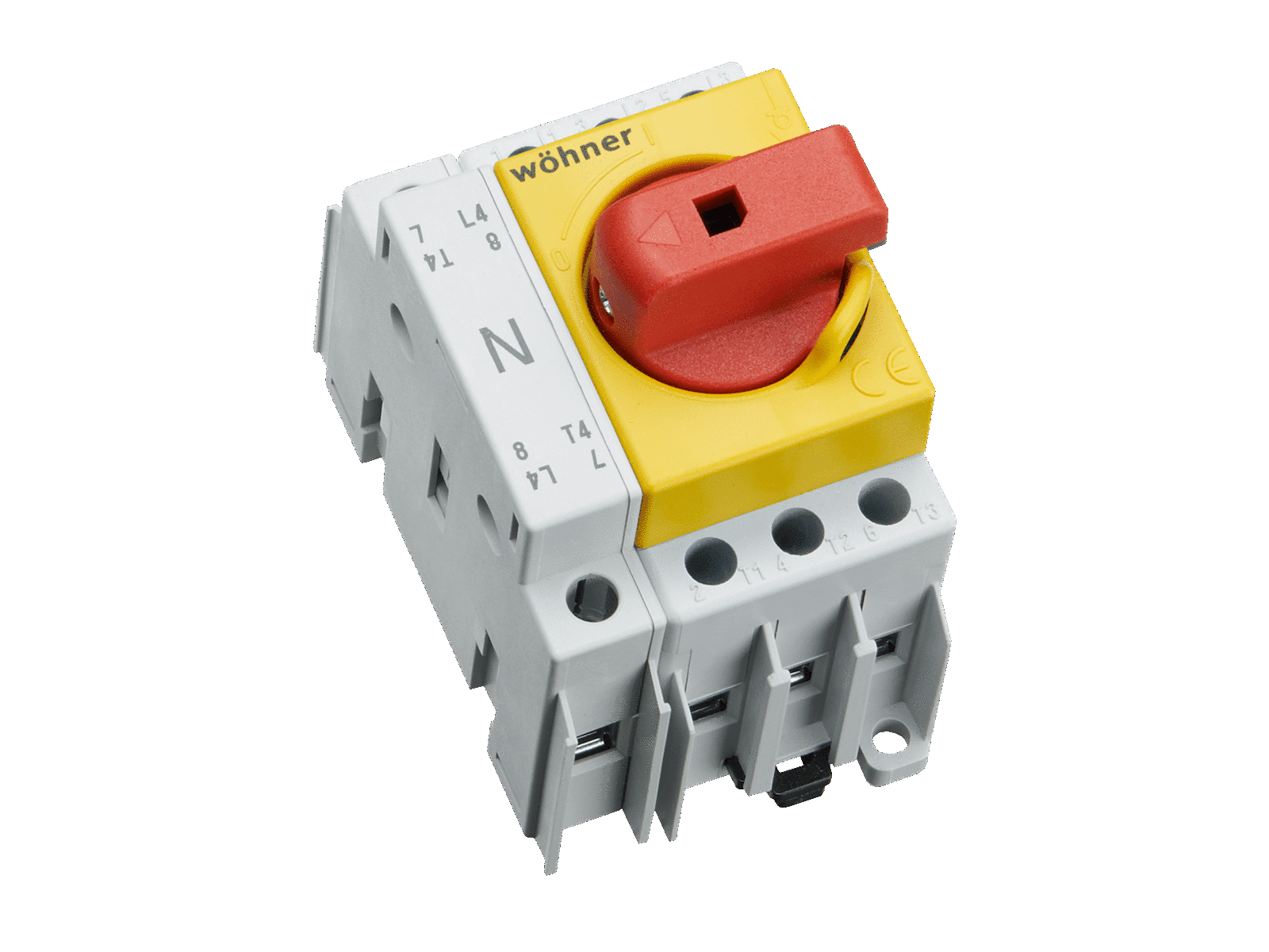 WOEHNER ELECTROTECHNICAL SYSTEMS - SEZIONATORE SD-1,16A, 3P+N, MANOVRA ROSS