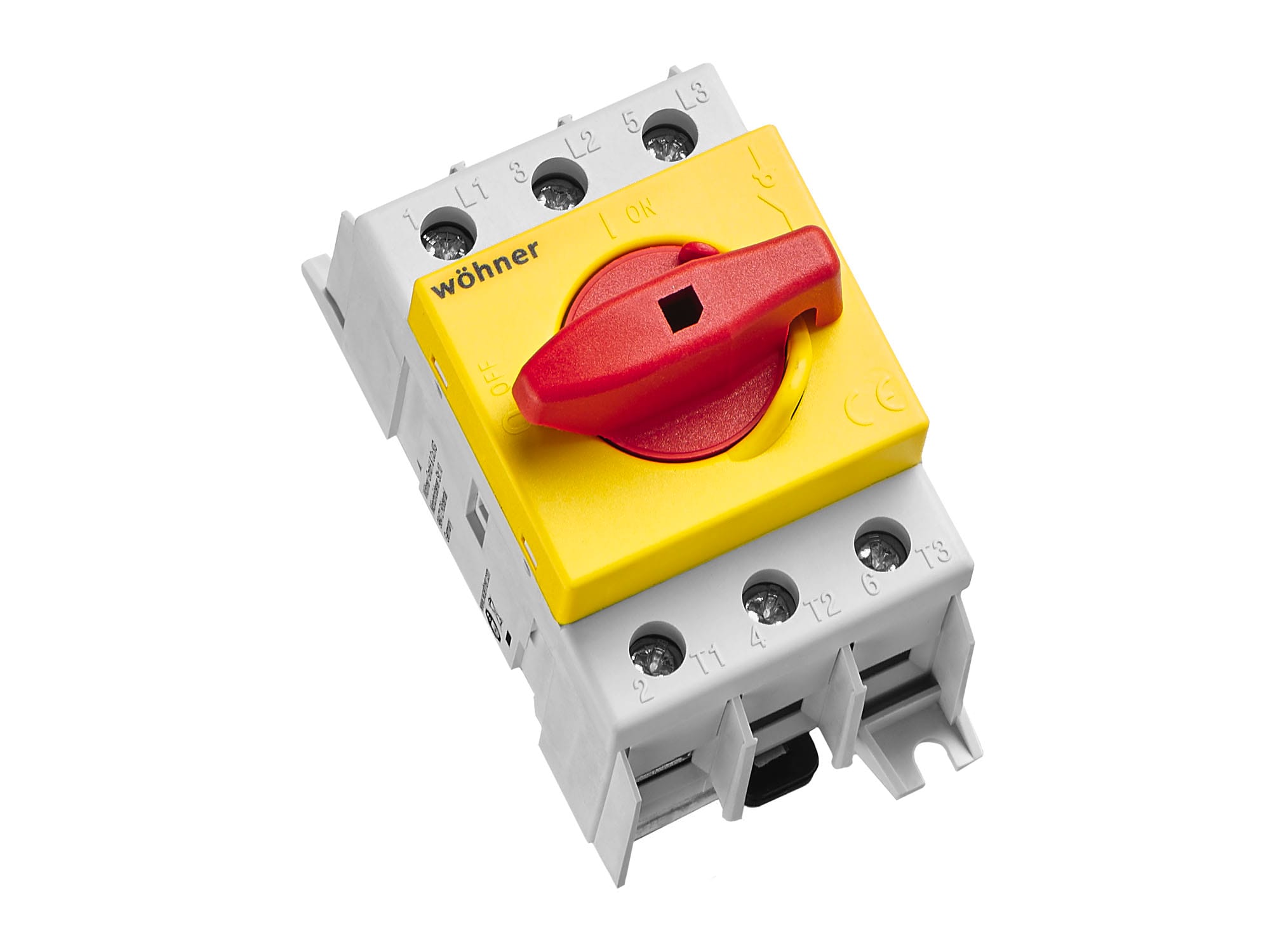 WOEHNER ELECTROTECHNICAL SYSTEMS - SEZIONATORE SD-2,63A, 3P, MANOVRA ROSSA