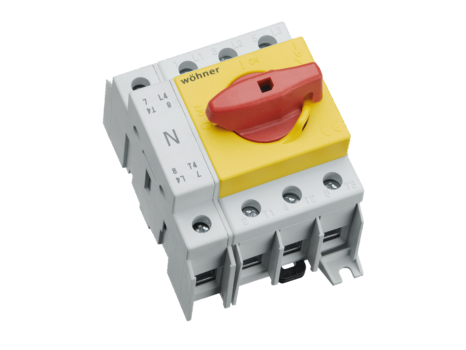 WOEHNER ELECTROTECHNICAL SYSTEMS - SEZIONATORE SD-2,63A, 3P+N, MANOVRA ROSS