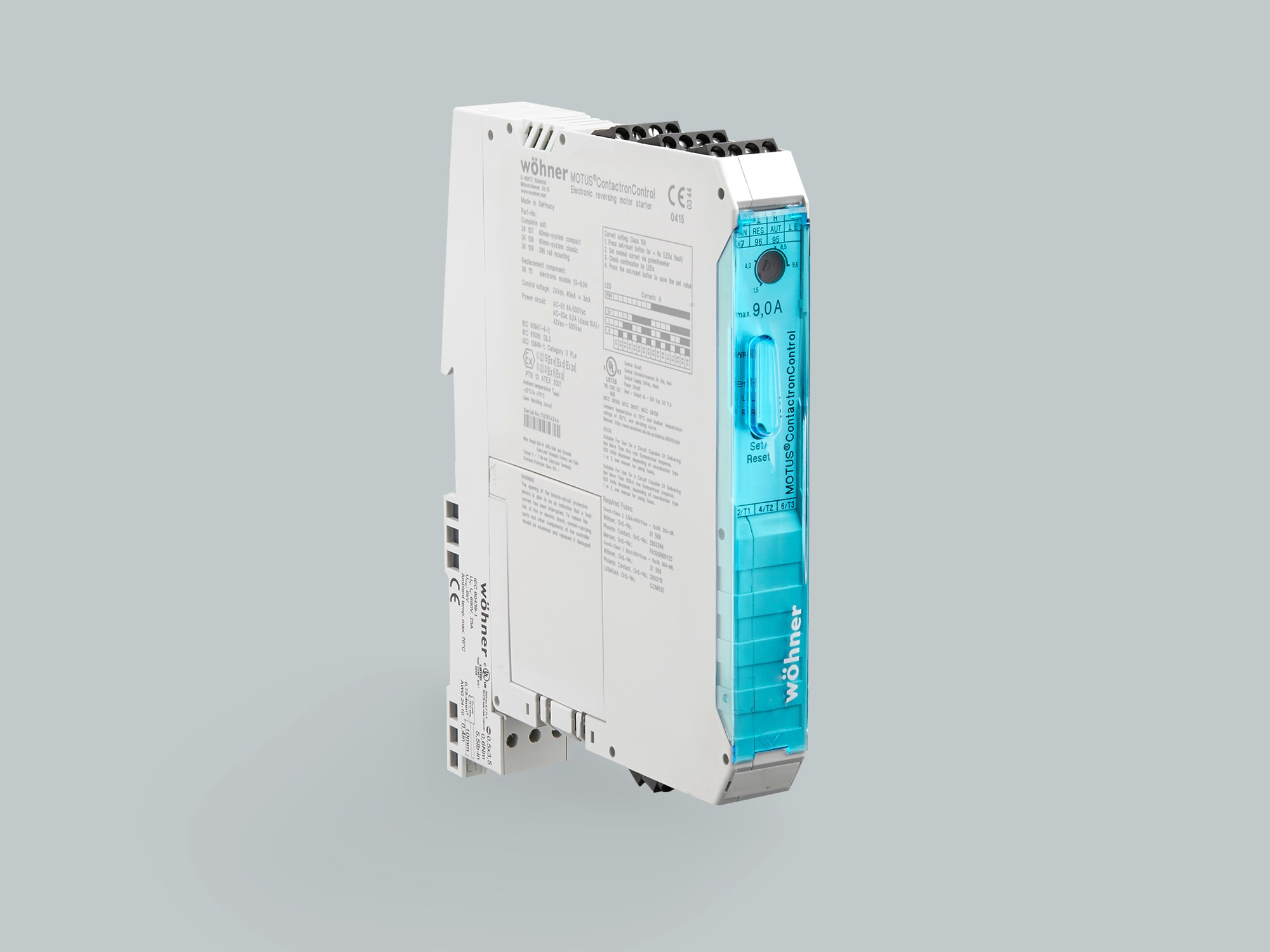 WOEHNER ELECTROTECHNICAL SYSTEMS - MOTUS AVVIATORE IBRIDO 9 A X GUIDA DIN