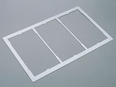 WOEHNER ELECTROTECHNICAL SYSTEMS - CORNICE TRIPLA PER QUADRON NH00