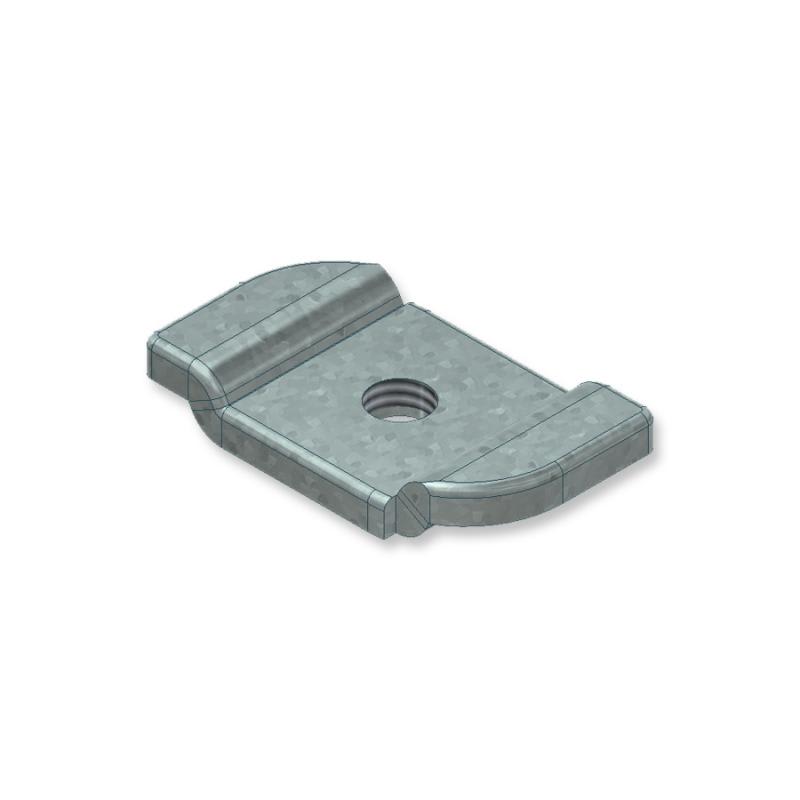 ZAMET - ZE PIASTRINA FILETTATA M8